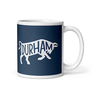 Durham Bull Ceramic Mug | Durham Bulls mug | Gift for Durham Bulls Fan | Durham NC Gift