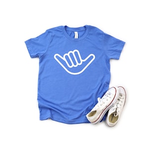 Hang Loose Emoji Shirt Youth | Shaka Brah Hand Sign Design | Gift for teenage boy | Gift for teenage girl | Gift for skater