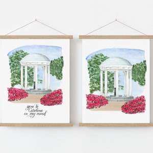 The Old Well Watercolor | UNC Chapel Hill | Fine Art Print | 5x7 or 8x10