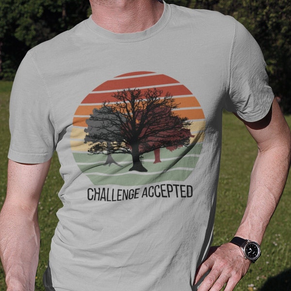 Challenge Accepted Disc Golf Tee | Disc Golf Shirt | Father's Day | Dad Shirt