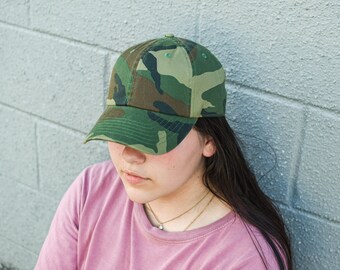 Chad Hope Army Green Embroidered Baseball Caps USA for Men Female American Flag Caps Black Hat