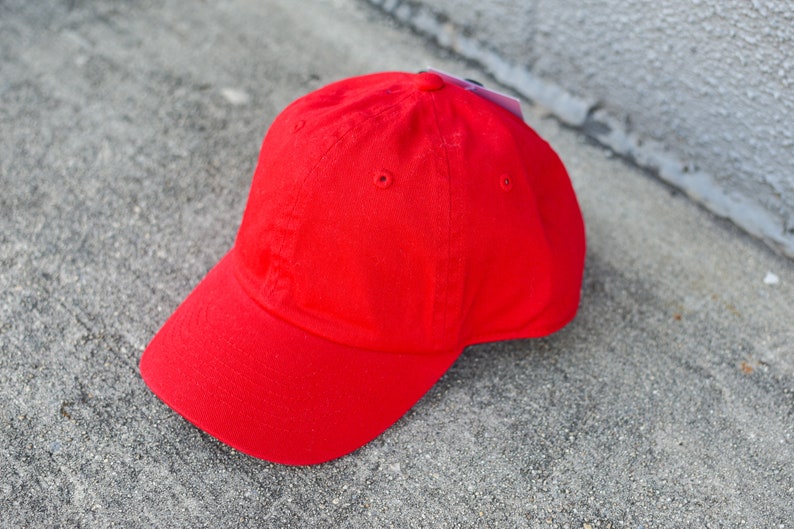 Redmen Cap Red Baseball Cap - Men/womens - Plain - Quality - 100 % Cotton Hat - Etsy