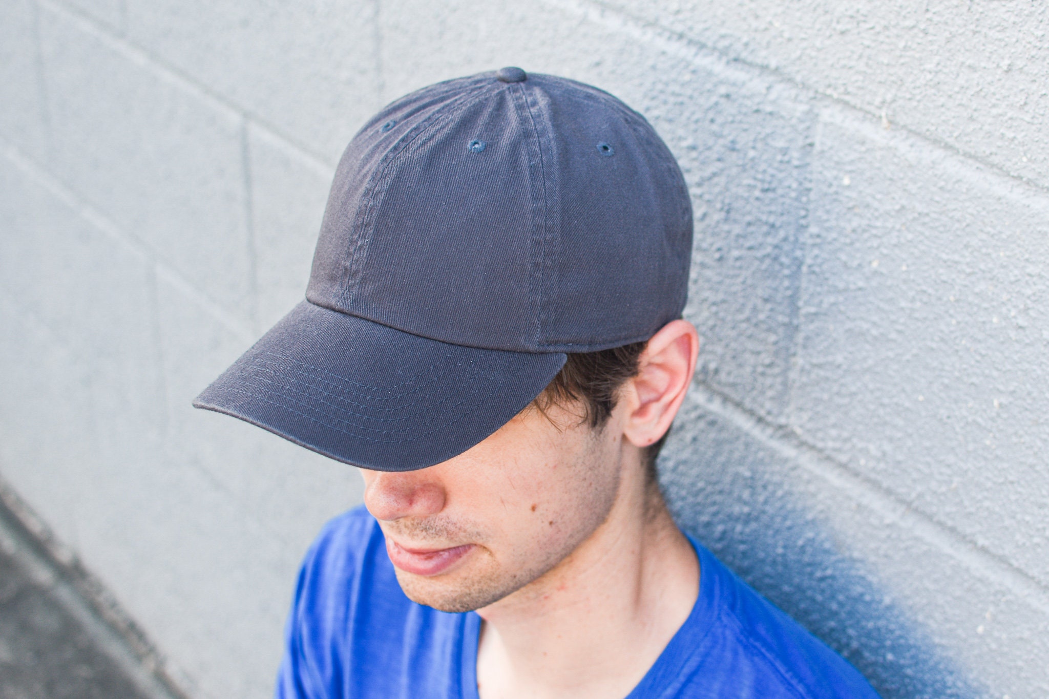 Richardson Charcoal Premium Cotton Dad Hat