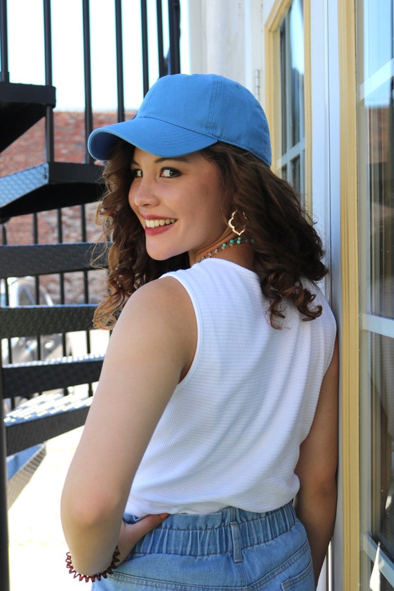 Lack Of Color Sky Blue Cap with Brass Detail Lack Of Color Caps | Lack of Color [US] main image 3