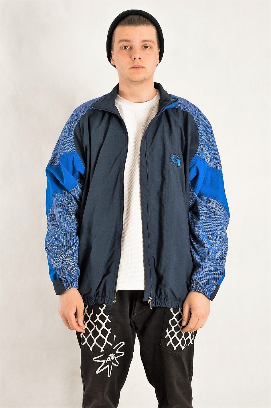 proplayer eagles nylon windbreaker proplayer eagles nylon windbreaker