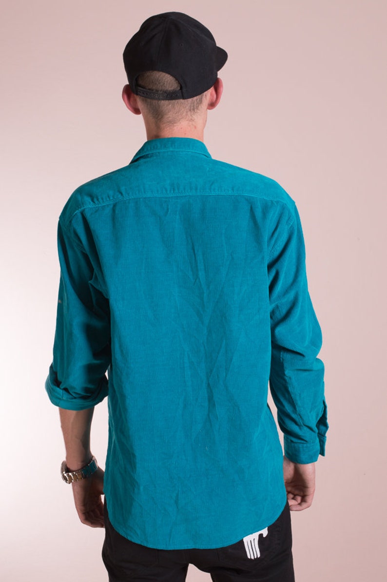 Vintage shirt\u2022Cord shirt\u2022Corduroy shirt\u2022Casual Shirt\u2022 cord shirt\u2022Vintage button up shirt\u2022Vintage cord\u2022Vintage clothing\u202290s collar shirt