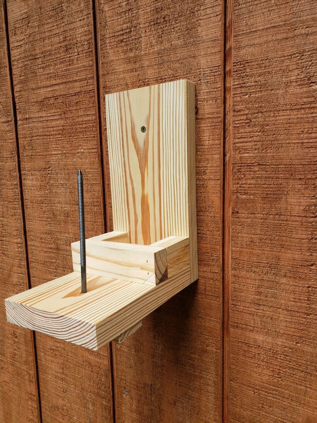 Alimentador de ardilla de madera alimentador de ardilla de | Etsy