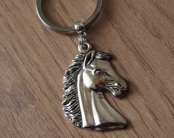 Horse Keychain: Equestrian Charm Keyring