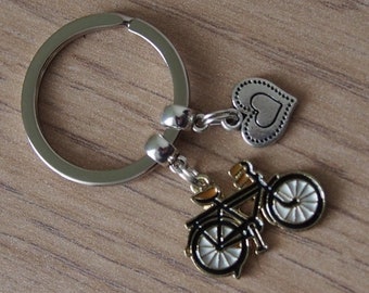 Portachiavi per bicicletta, portachiavi per bicicletta, portachiavi per amanti della bicicletta, portachiavi per amanti della bicicletta, regalo per amanti della bicicletta, idea regalo per amanti della bicicletta, regalo di Natale