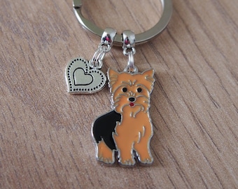 yorkie keychain