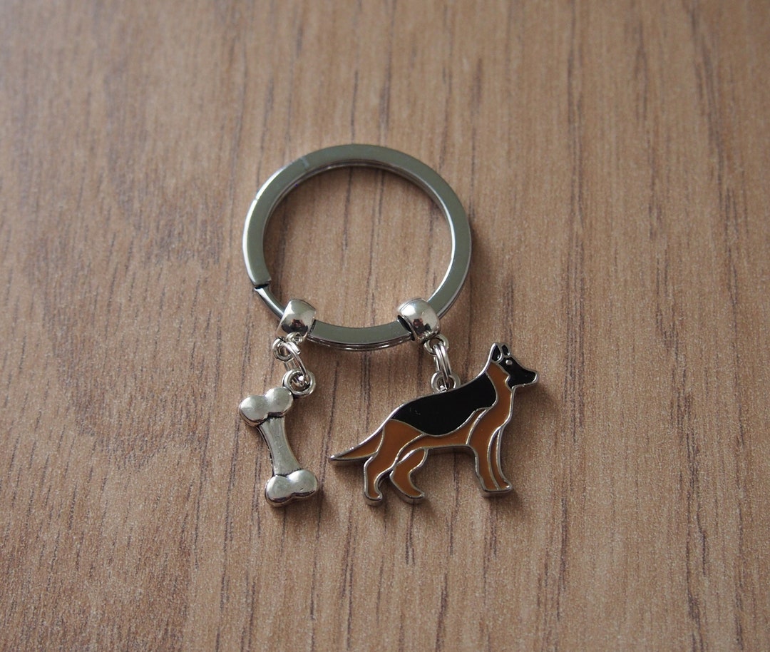 German Shepherd Key Fob, German Shepherd Keychain, Dog Lovers Gift