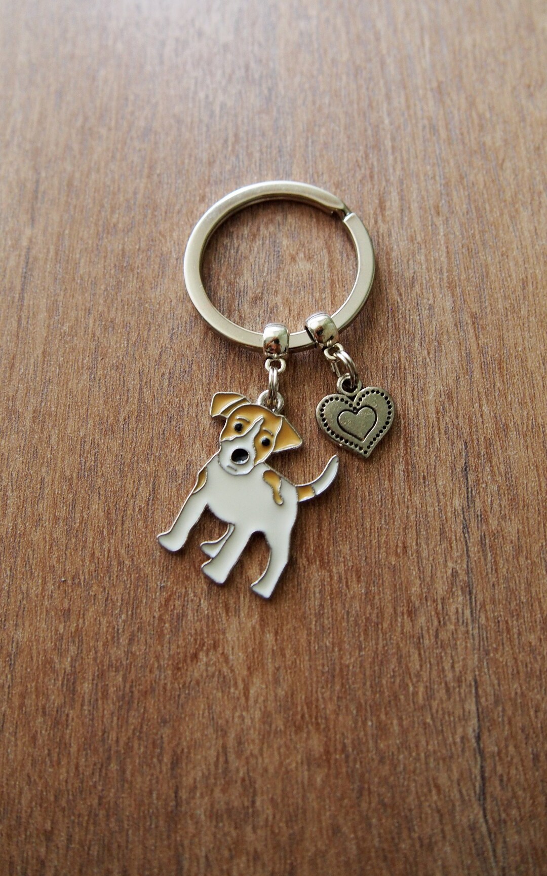 Jack Russell Terrier Keychain, Jack Russell Keyring, Dog Lovers Gift ...