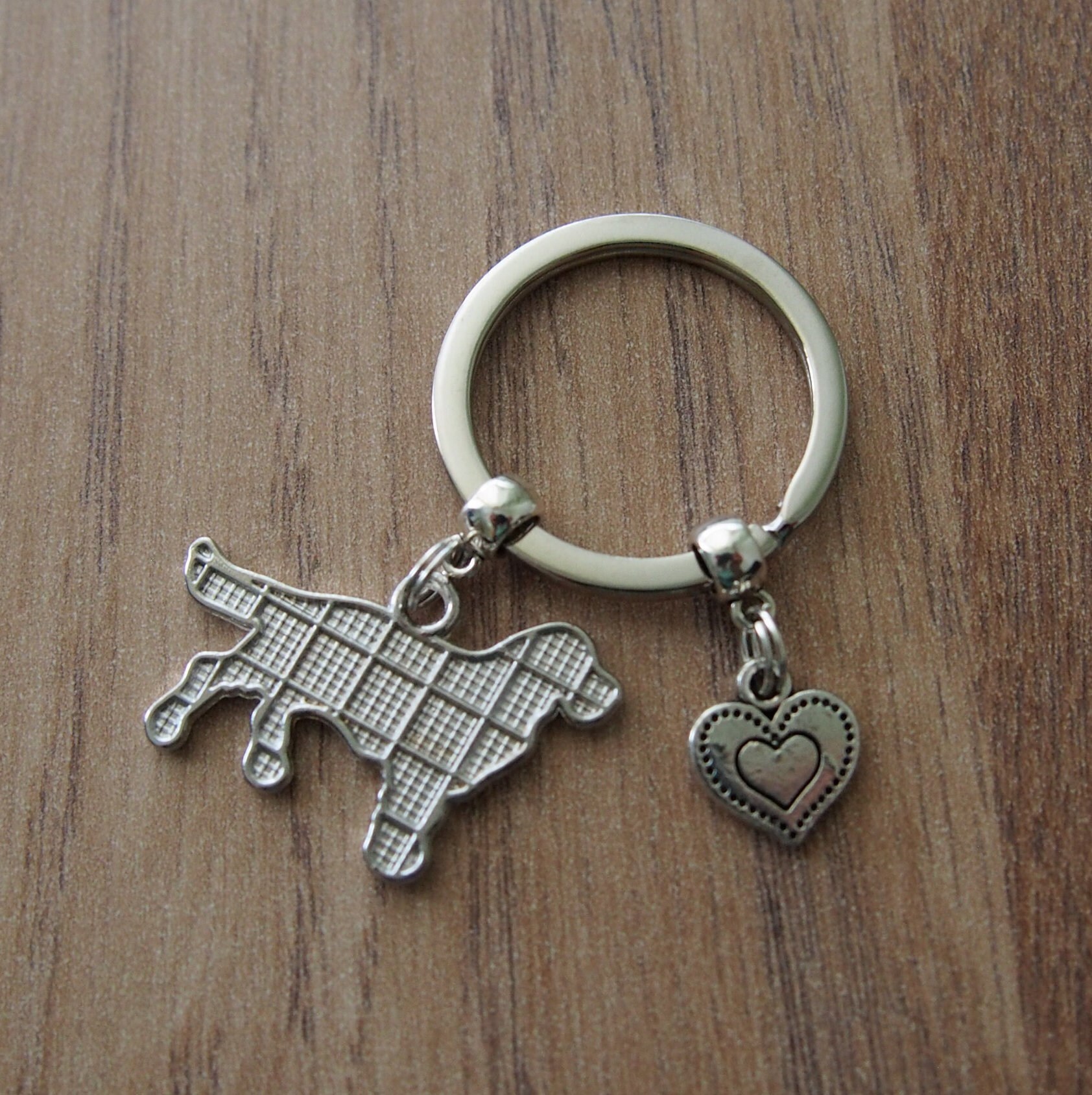 Porte-clés En Bois Gravé Golden Retriever - Fabrication Artisanale Française - Cadeau Pour Amoureux Des Chiens