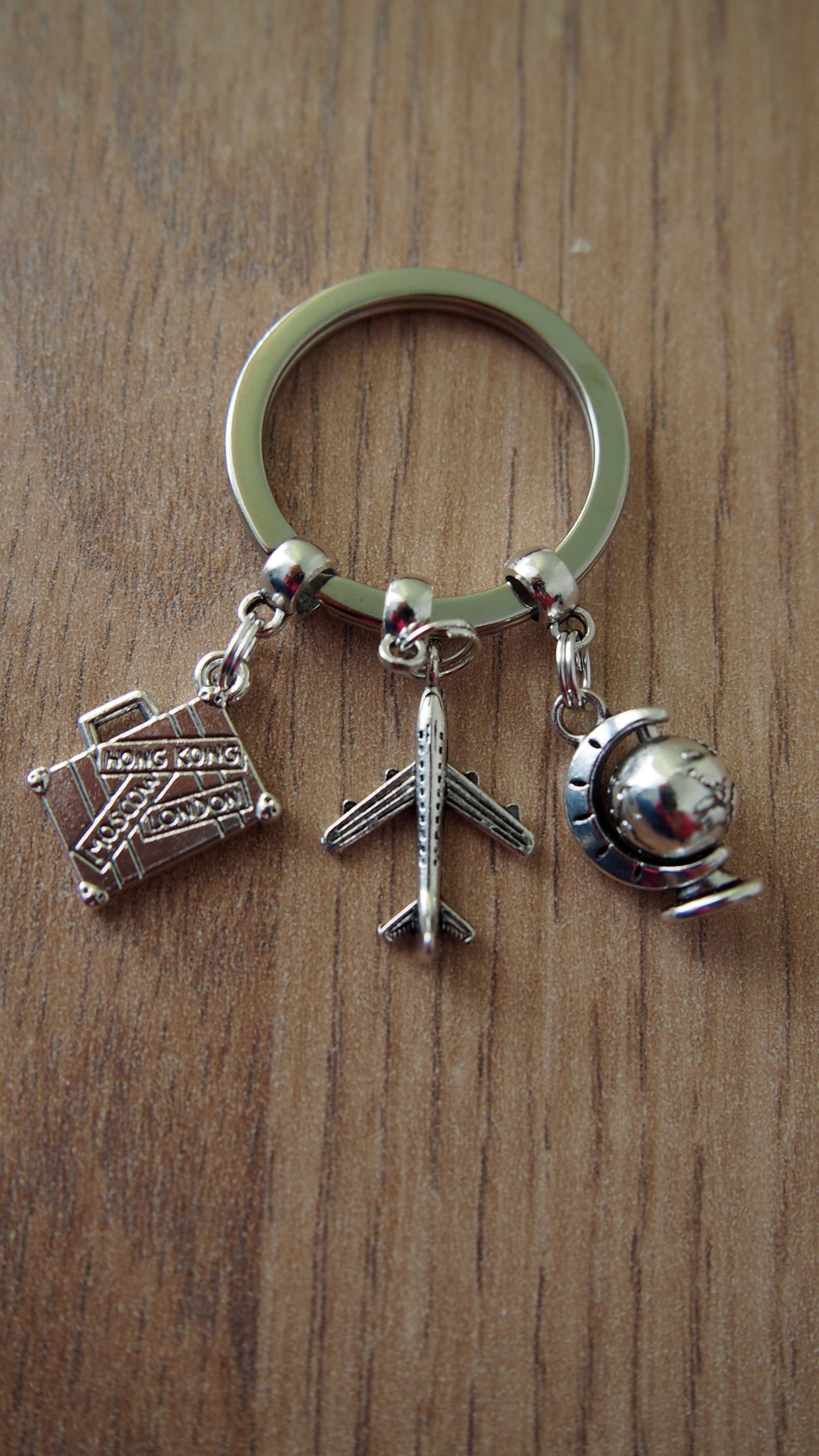 Holiday Keyring Travel Keychain Digital Nomad Key Fob Etsy UK