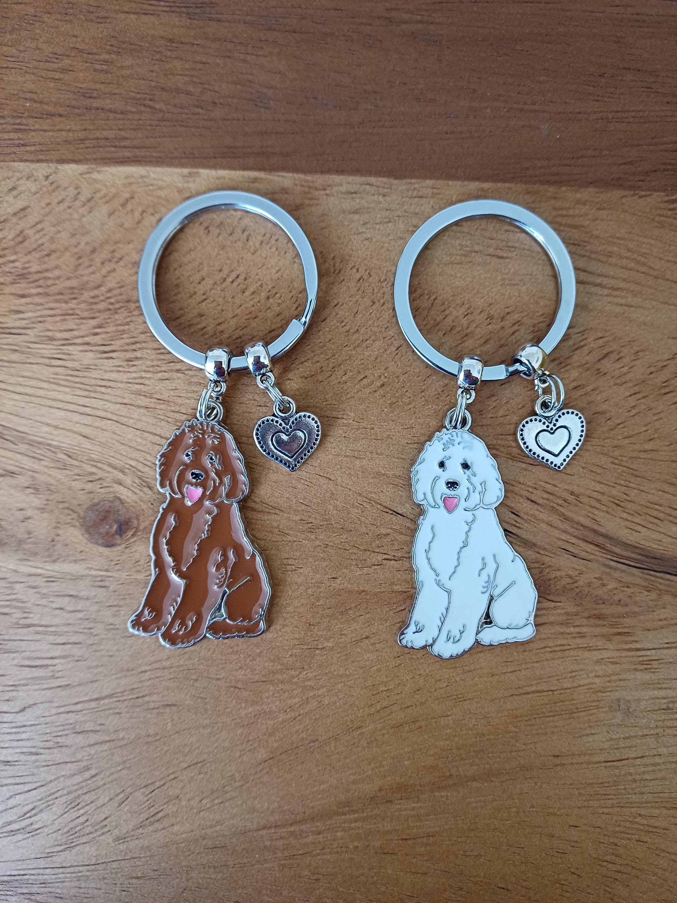 Cockapoo Keyring, Labradoodle, Cockerpoo, Cavapoo, Dog Keychain, Puppy ...