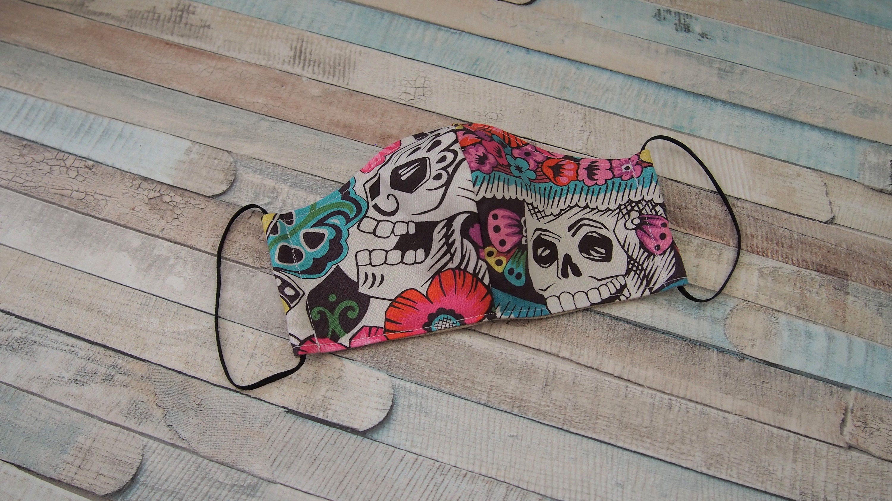 Mexican face mask Catrina Chiquita mask reusable women mask Etsy