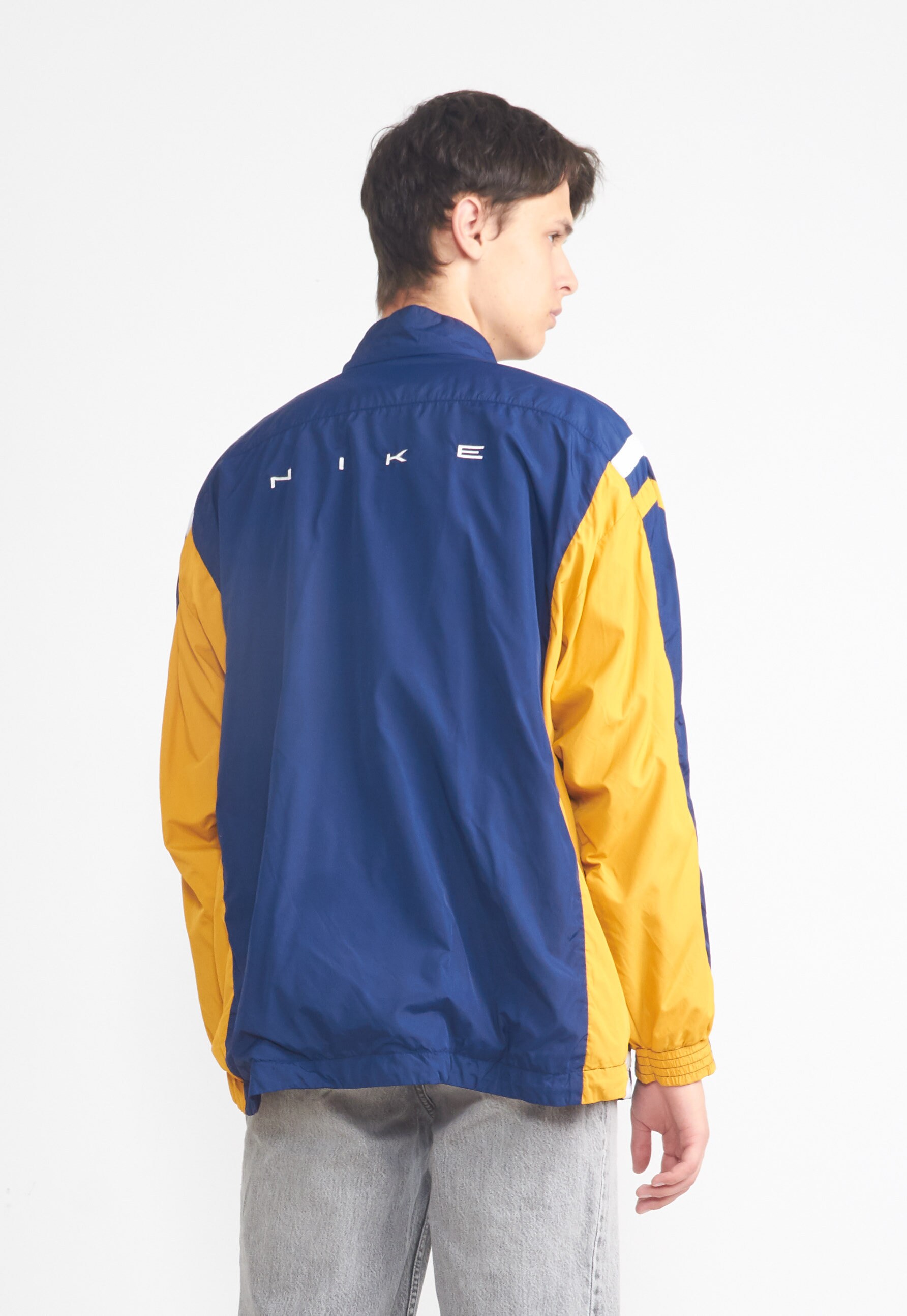 Vintage Blue Yellow NIKE Track Jacket 