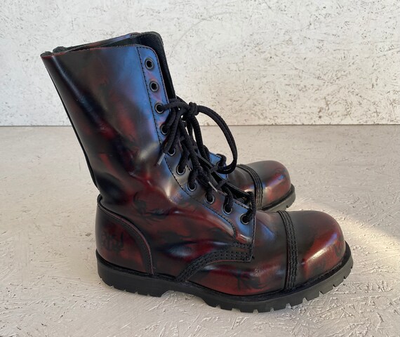 Vintage Burgundy UNDERGROUND Leather 