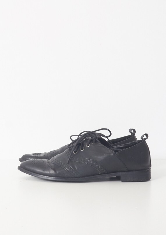 Vintage Zwarte Schoenen/ Maat 37 - Etsy België