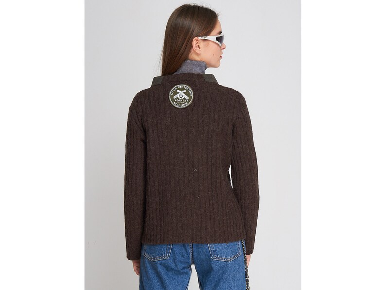 Vintage Brown D/&G Knit Pullover Jumper Size L