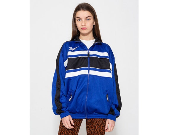 reebok jacket vintage blue