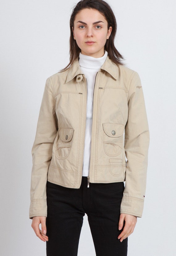 Vintage Beige TOMMY HILFIGER Windbreaker Jacket