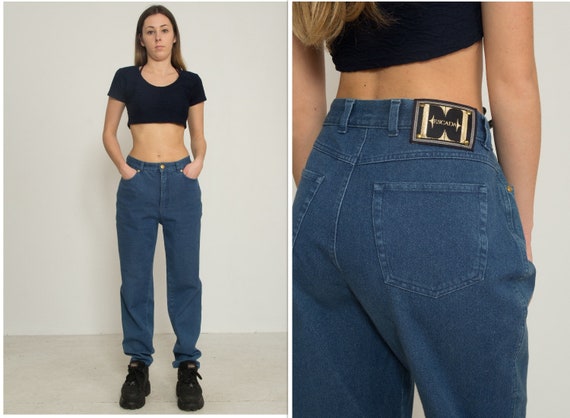 Vintage Blue ESCADA Denim Jeans/ Size 