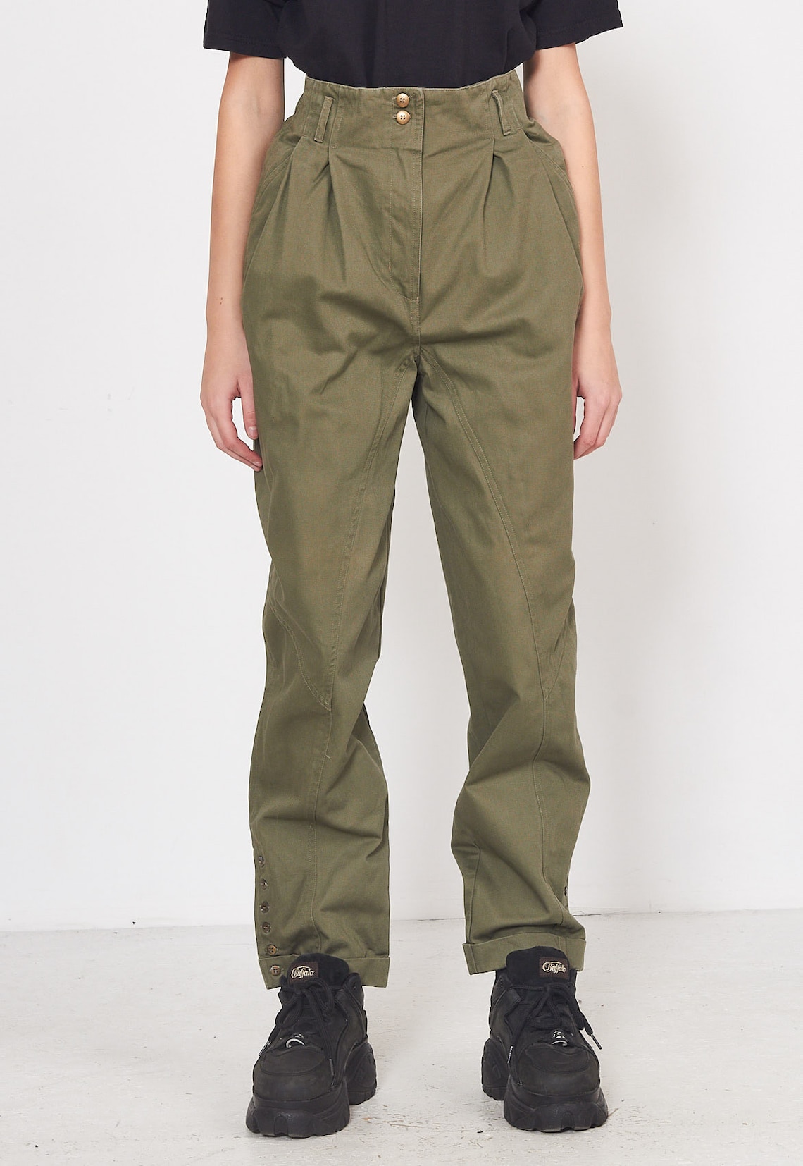 Vintage Khaki TOGETHER Trousers Bottoms Pants/ Size 40 Etsy