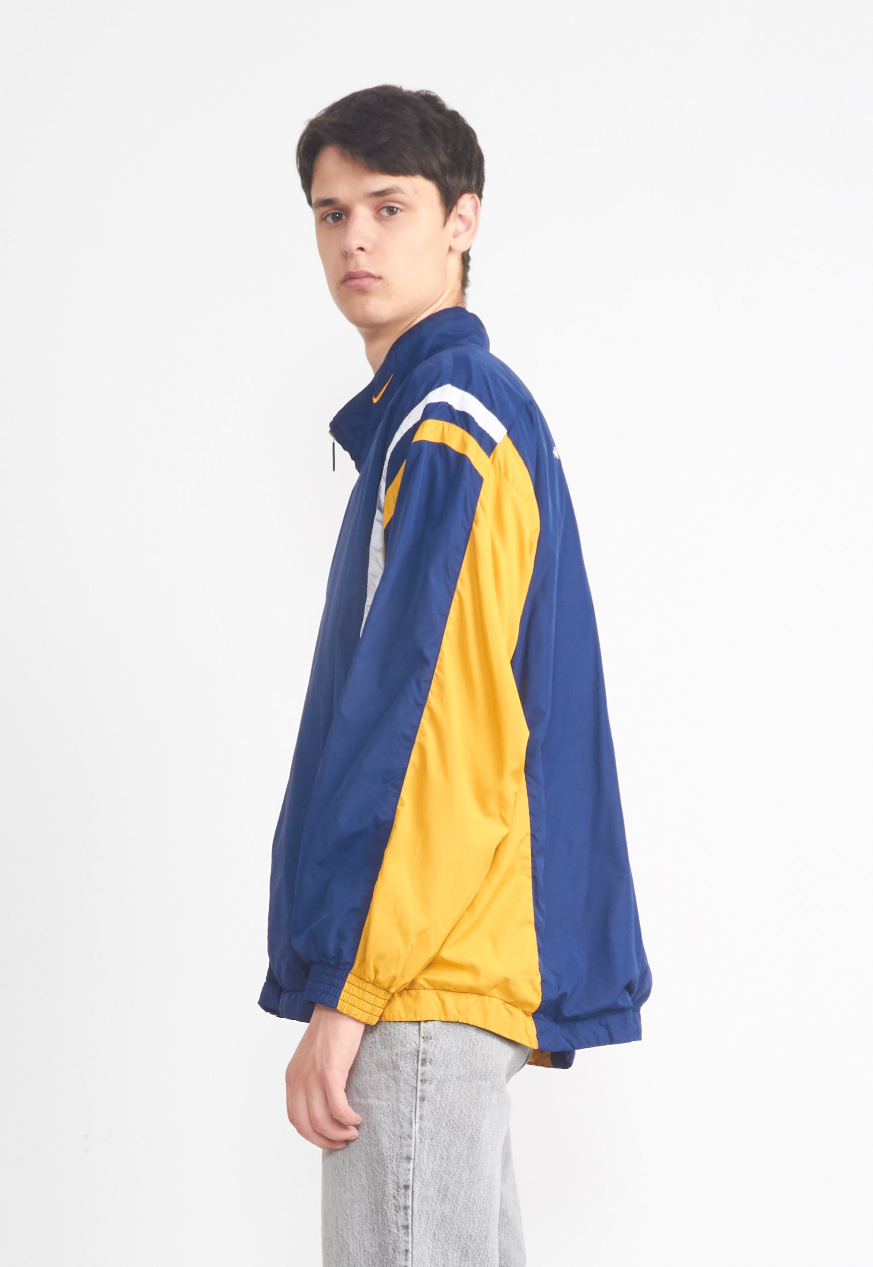 Vintage Blue Yellow NIKE Track Jacket 