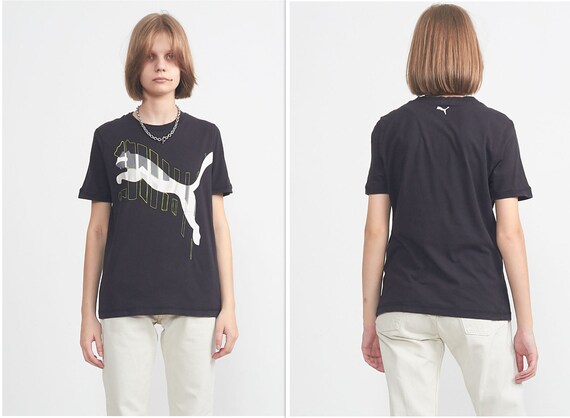 Vintage Black PUMA T-shirt / Size US XL 