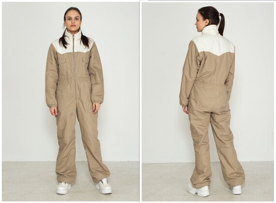 Vintage Grey C&A Skiing Snowsuit One-Piece/ Size 4
