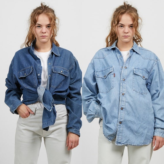 WHOLESALE Vintage Denim Shirts 80s 90s 
