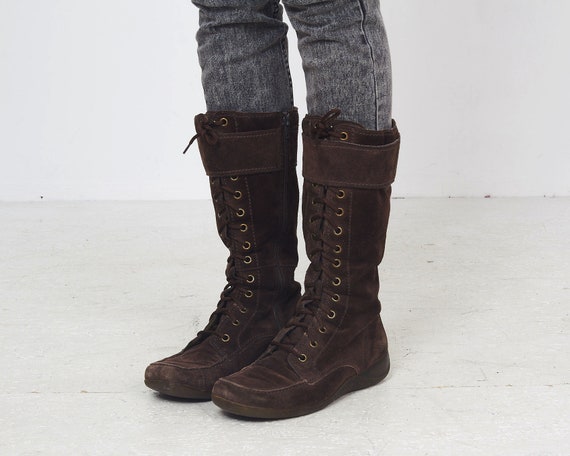 clarks riding boots brown