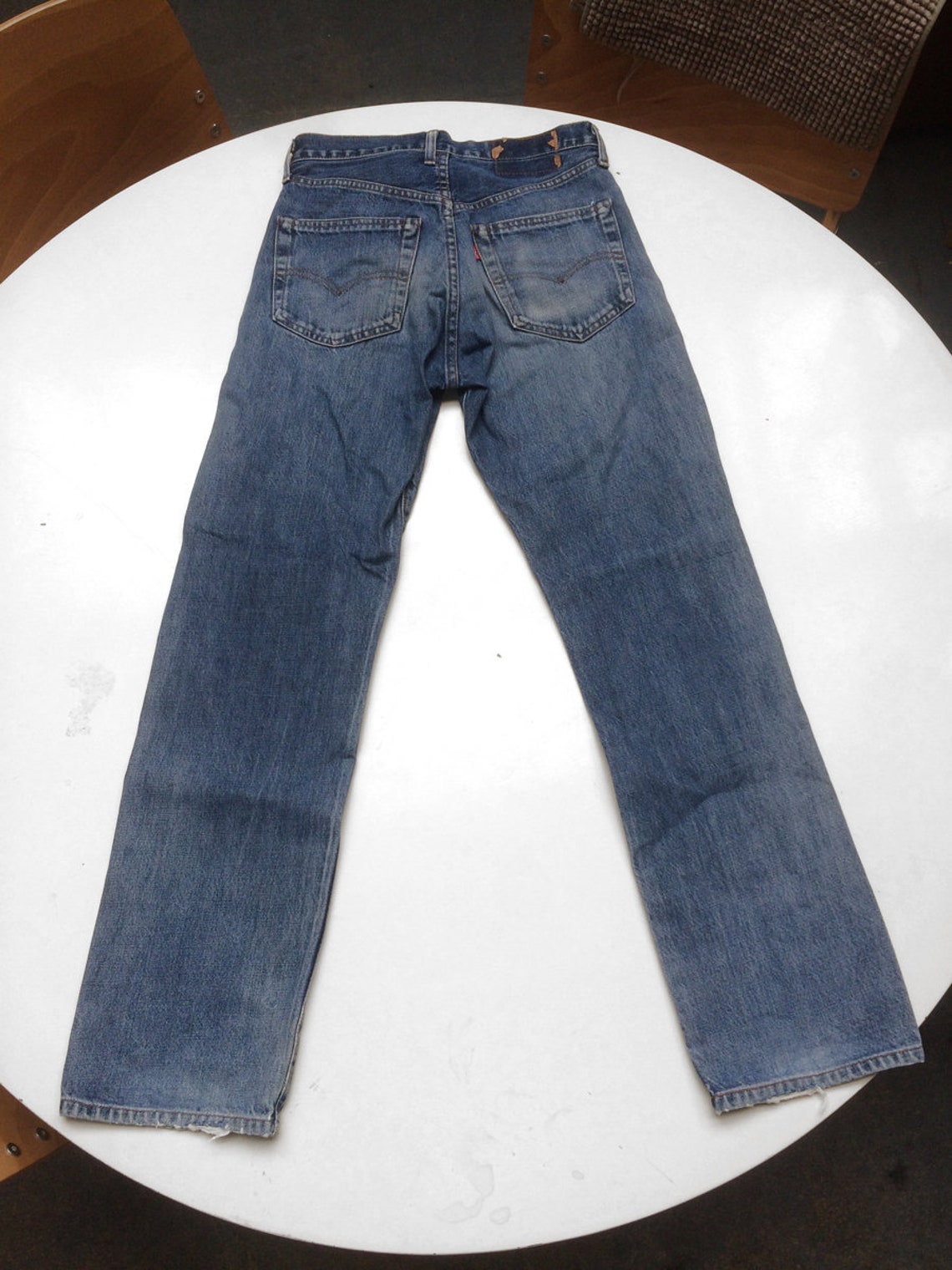 RARE: Levis Big 'E' Red Selvedge Denim Jeans 551Z-XX | Etsy