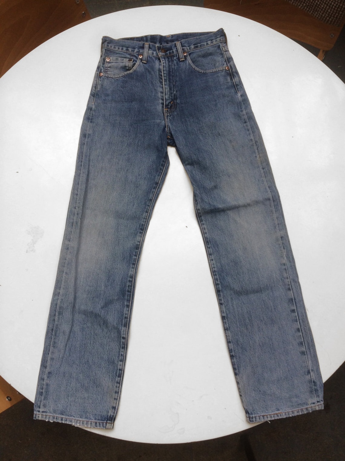 RARE: Levis Big 'E' Red Selvedge Denim Jeans 551Z-XX | Etsy