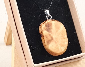 Necklace Tree Bead Birch Jewelry Wooden Jewelry Christmas Gift Tree Ducklings Wooden Chain