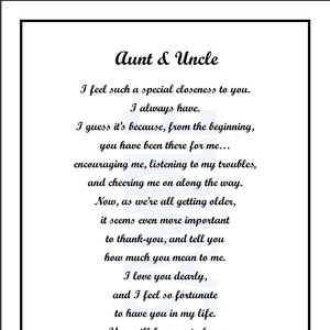 Thank you gifts for aunt and uncle 2025
