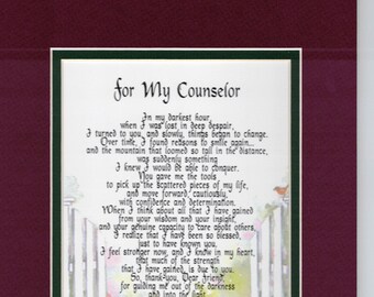 Counselor Thank You Etsy