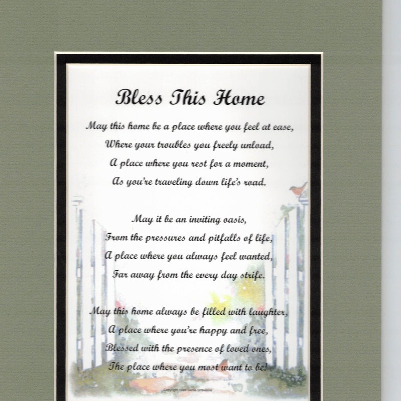 House Warming Poem - Etsy