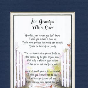Grandpa poem -  Grandfather Poem- Grandpa Print- Grandpa  Verse-  Thank You Grandpa- Grandpas 80th Birthday- - Grandpas 70th Birthday
