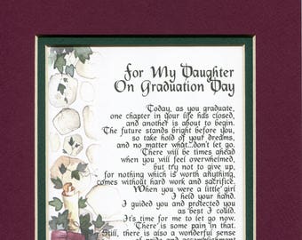 My Daughter Graduation- My Daughter Graduation- My Daughter Graduation Gift- Graduation Present- Graduation Poem- Graduation Verse-