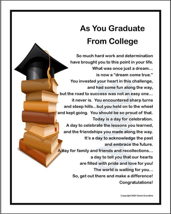 College graduation gift hotsell for son's girlfriend