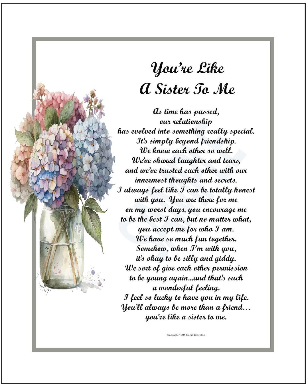 Best Friend Sister Poems