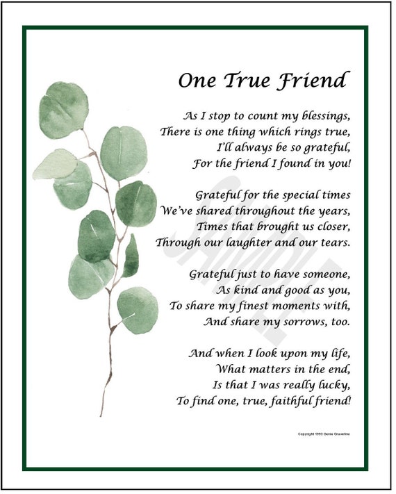 Friend Poems - Best Poems For Friend