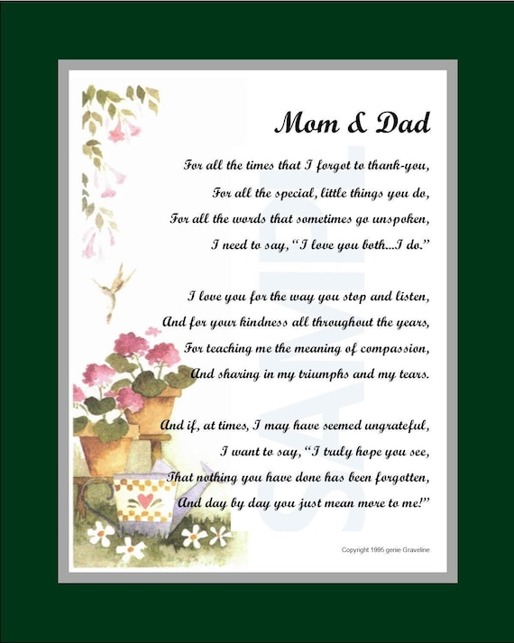 Anniversary poem for mum 2025 and dad