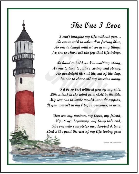 Love Poem for Boyfriend or Husband, DIGITAL DOWNLOAD, Gift for