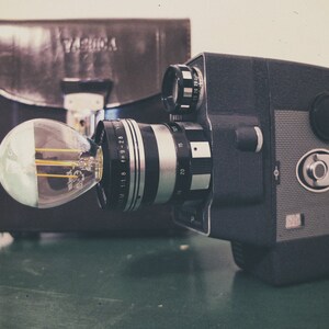 Vintage Yashica up Lamp