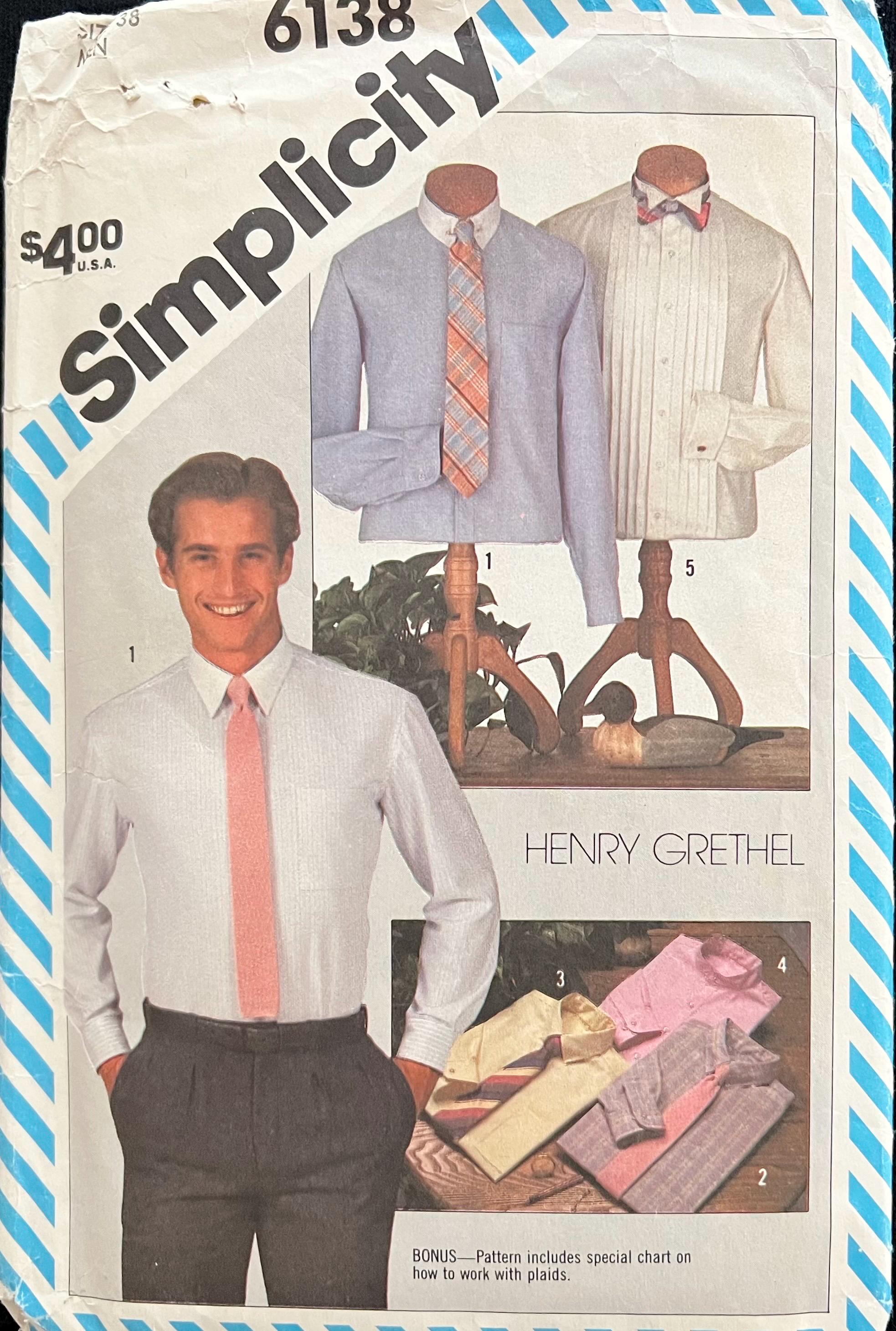 80s HENRY GRETHEL ストライプシャツ ヘンリーグレテル 古着–古着 80's～90's HENRY GRETHEL 花柄 レーヨン ストライプ