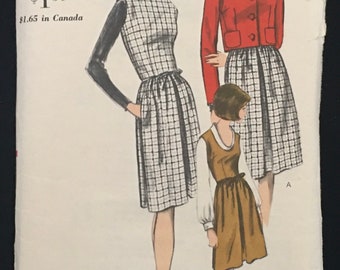Robe & Manteau Vintage Vogue 1961 - Patron Jacques Griffe - Modèle B36 Neuf - Collection