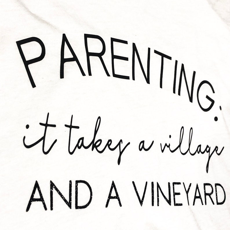 PARENTING TANKWINEit takes a villageand a vineyardmom shirttank topbella canvascomfy tank topsoftsparklefunny mom quote
